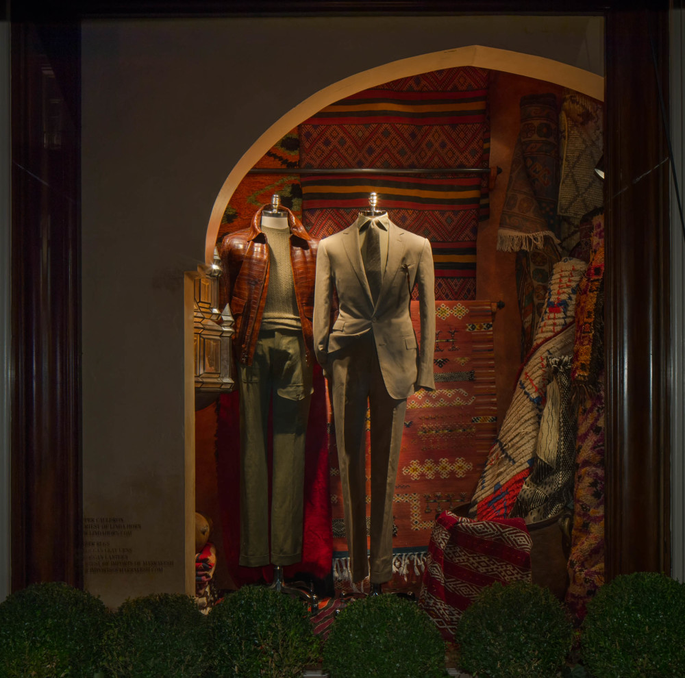 Ralph Lauren Madison Avenue window, March 2017