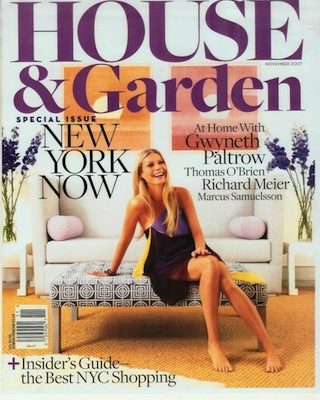 HOUSE & GARDEN: At home with Gwyneth Paltrow {November 2007}